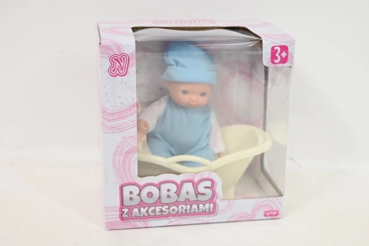 Bábika bábätko Natalia 11 cm s vaničkou