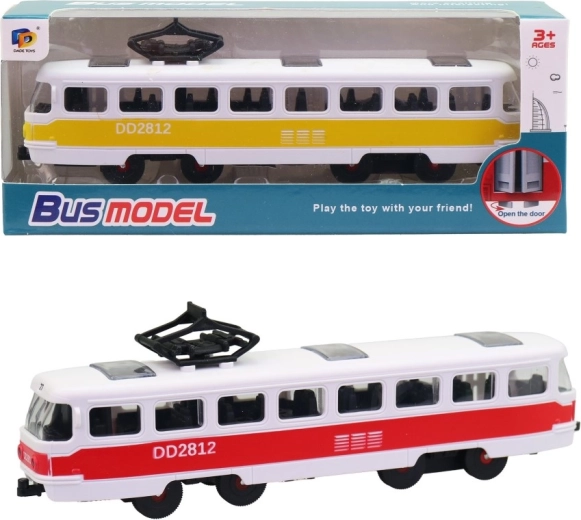 Električka šalina 17 cm – realistický model pre deti