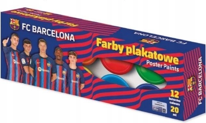 Temperové farby ASTRA FC BARCELONA 12×20 ml