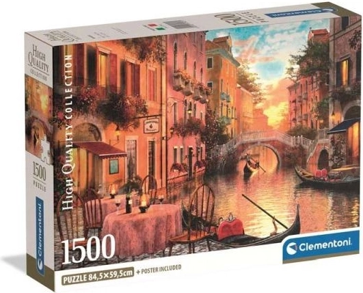 Clementoni puzzle Benátky 1500 dielikov