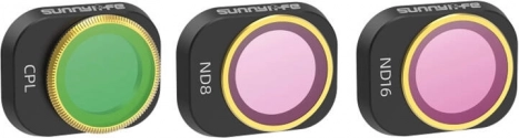 Sada filtrov SUNNYLIFE CPL, ND8 a ND16 pre DJI Mini 4 Pro