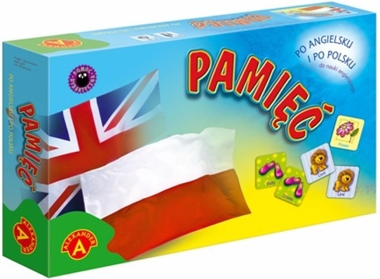 Vzdelávacia stolová hra Pamäť Angielska