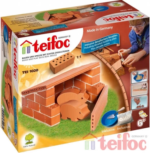 Teifoc stavebnica domček Pigs - 1 kus