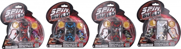 Spin and Build dve motorky pre vystreľovacie dráhy