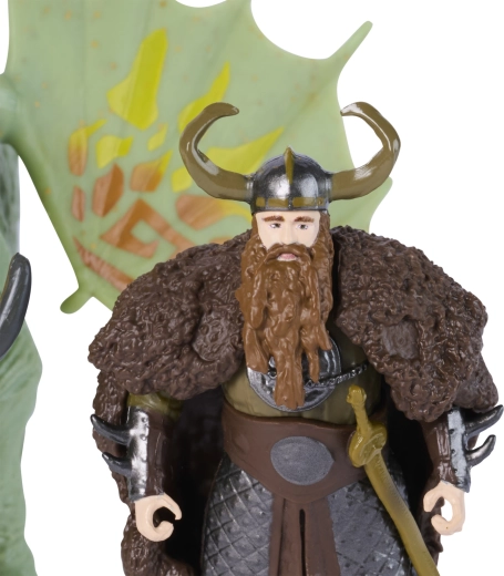 Viking Stoick pripravený do sedla