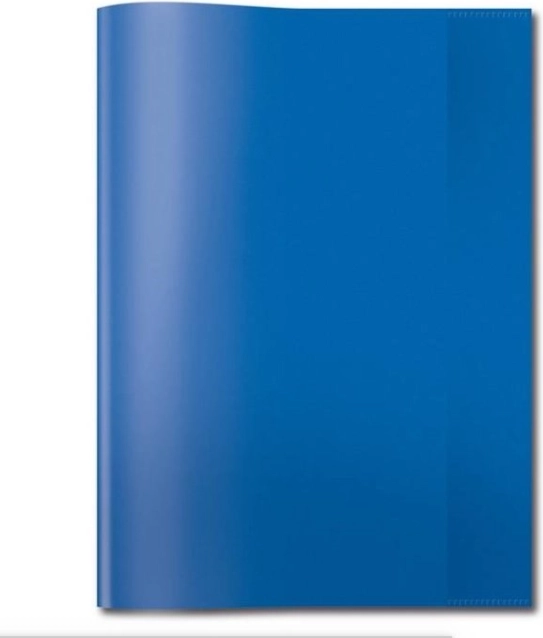 Modrý priehľadný obal na zošit A5