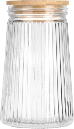 Vzduchotesné bambusové viečko so silikónovým tesnením