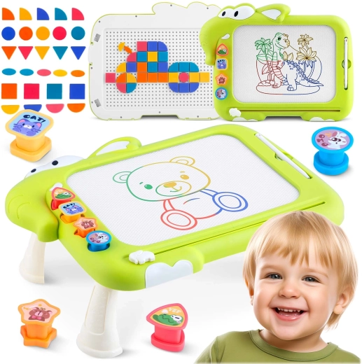 Ricokids magnetická kresliaca tabuľka so stolíkom a mozaikou rk-823 - 1 kus