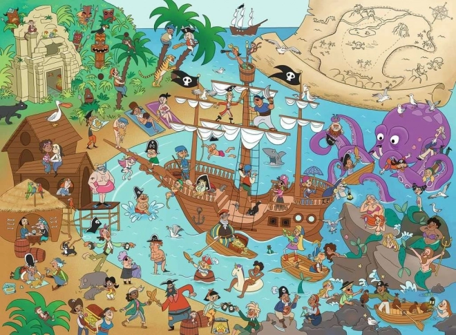 Ravensburger puzzle Piráti XXL 150 dielikov