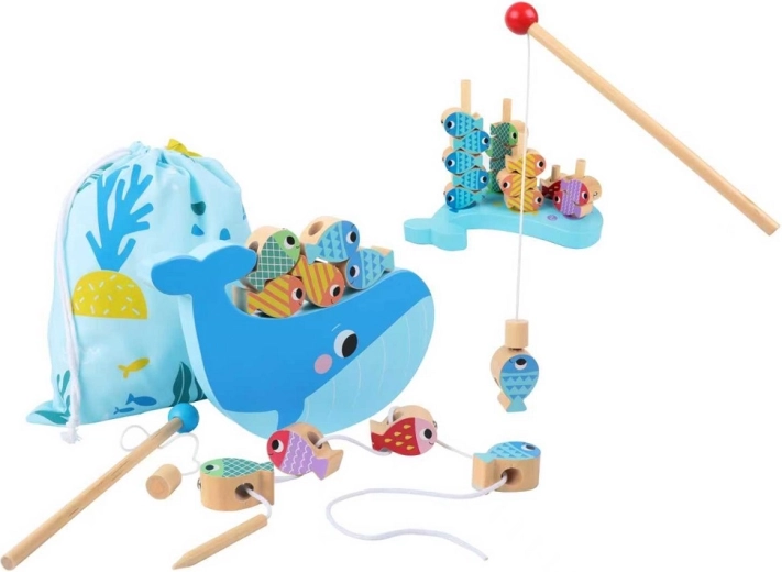 2Kids Toys motorická hra 3 v 1 veľryba