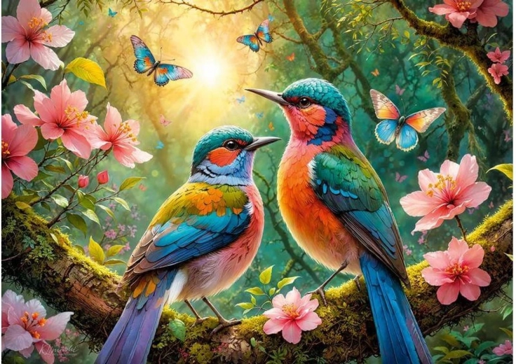 Puzzle Pozdrav nového dňa 500 dielikov