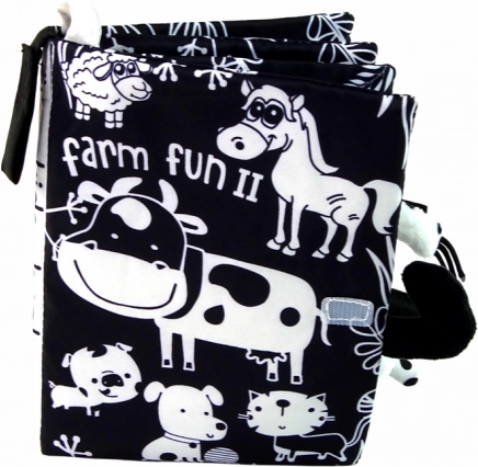 Textilná kniha Farma Zábava pre Najmenších