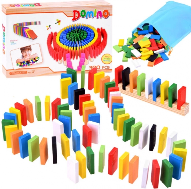 drevené farebné domino 300 ks Jokomisiada