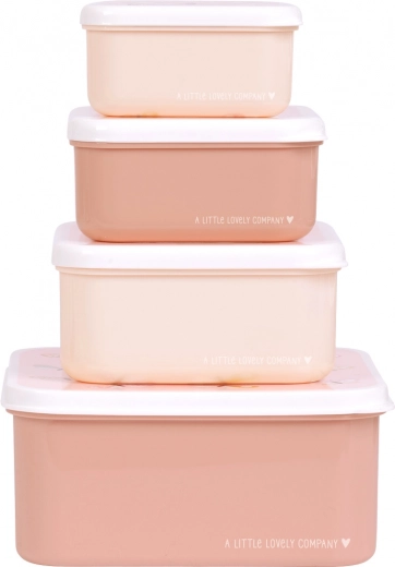 Sada štyroch desiatových krabičiek A Little Lovely Company – Motýliky