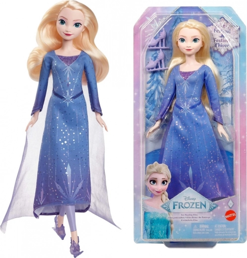 Mattel Disney Frozen bábika Elsa korčuliarka s doplnkami