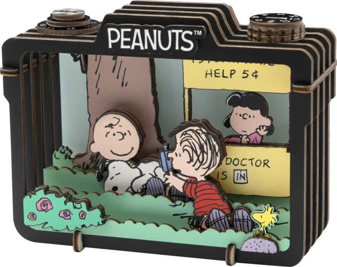 Retro fotoaparát s viacvrstvovou hĺbkou