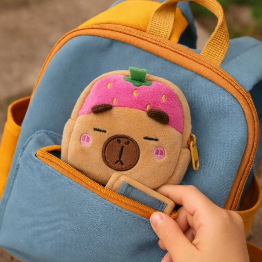 Klip na jednoduché pripnutie na batoh či kľúče