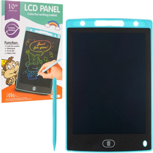 Elektronický kresliaci tablet 10" pre deti aj dospelých – Modrá