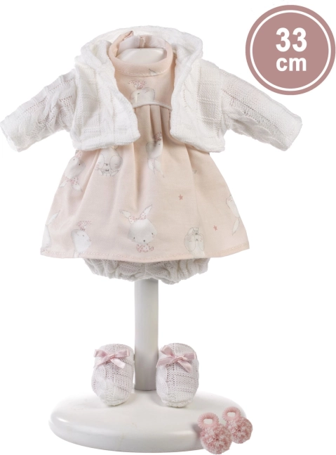 Šaty pre bábiku LLORENS 33 cm