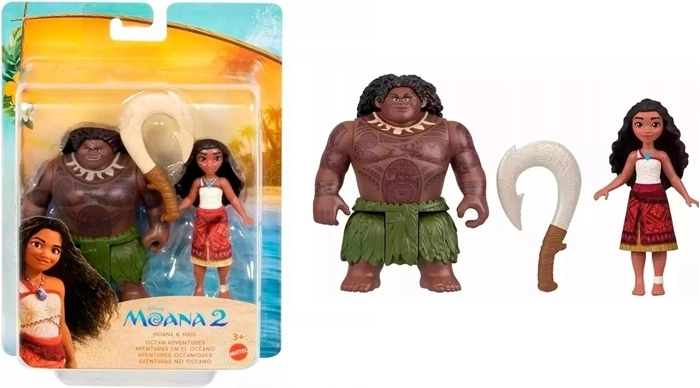 Disney Vaiana 2 sada figúrok Vaiana a Maui s magickým hákom