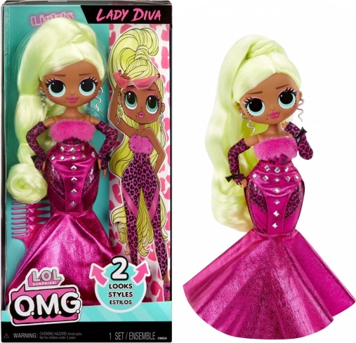 Bábika L.O.L. Surprise! O.M.G. Lady Diva – módna bábika s doplnkami