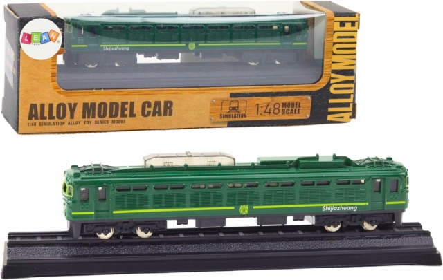 Zberateľský kovový vlakový model 1:48 zelený