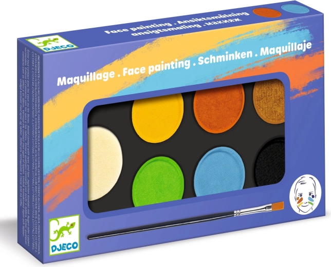 Djeco farby na maľovanie na tvár – prírodné odtiene