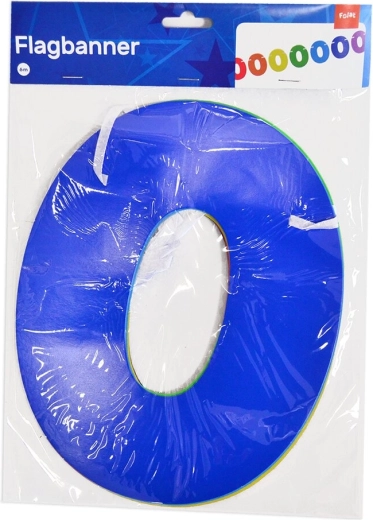 Papierová girlanda číslo 0, 6 m