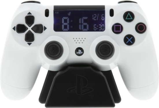Budík v tvare ovládača Playstation