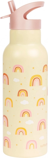 A Little Lovely Company nerezová fľaša na pitie 500 ml – Dúha