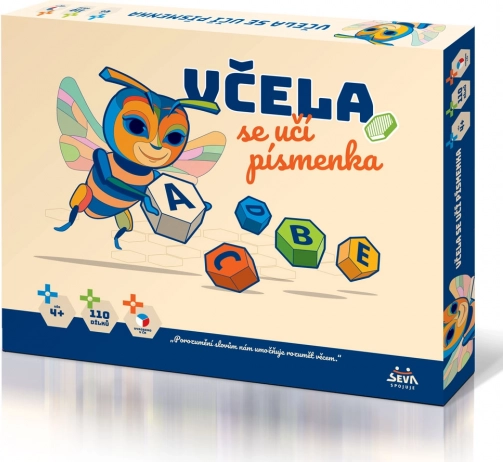 Včielka sa učí písmenká – edukatívna stavebnica Abeceda