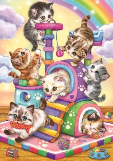 Puzzle Hravé mačiatka od Ravensburger, 35 dielikov