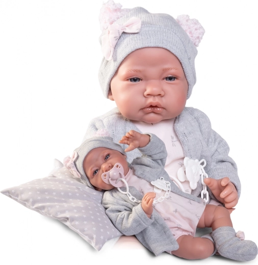 Antonio Juan - realistická bábika bábätko s mäkkým látkovým telom 42 cm