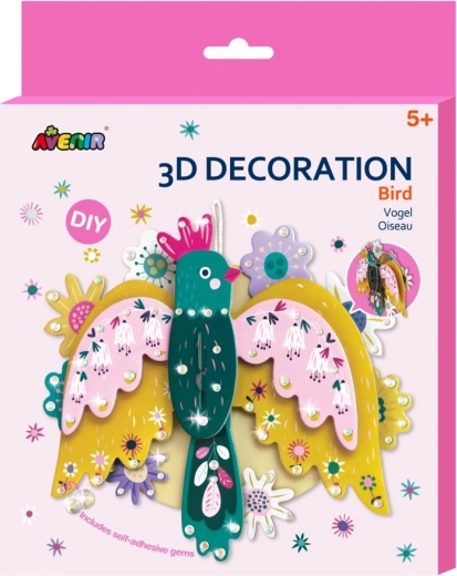 Kreatívna sada 3D dekorácie – vták
