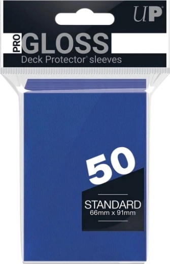 Ultra PRO tsunami blue PRO-gloss štandardné obaly na karty (50 ks)