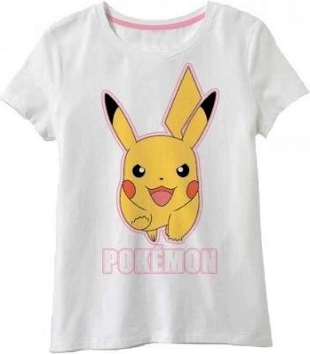 Biele tričko Pokémon