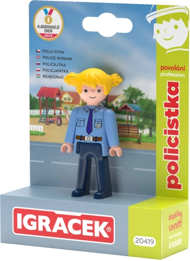 Efko Igráček policajtka – povolanie set figúrka s doplnkami