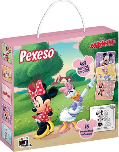 Pexeso v krabičke s omaľovánkou Minnie