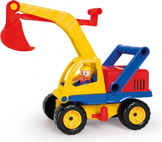 Plastový detský bager 35 cm s figúrkou vodiča