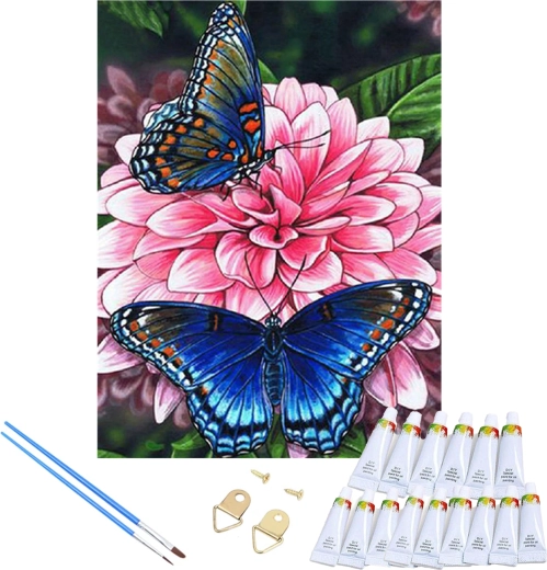 Obraz motýľov pripravený na zavesenie