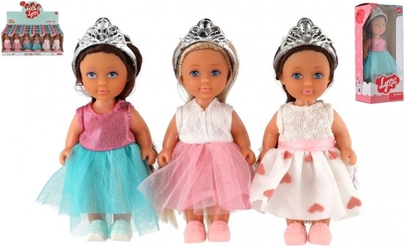 Bábika Princezná s Pevným Telom 12cm