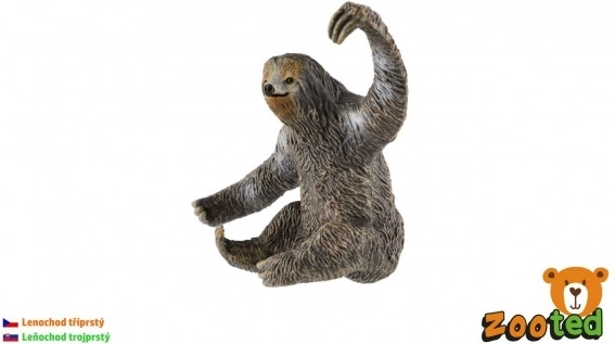 Figúrka Trojprstý leňochod z plastu