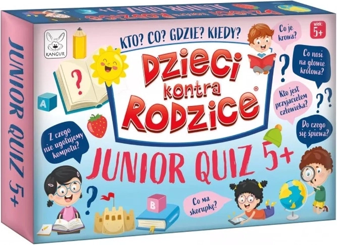 Deti proti rodičom Junior – kvíz pre deti od 5 rokov