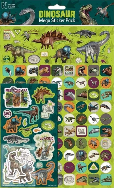 Megabalíček nálepiek dinosaury
