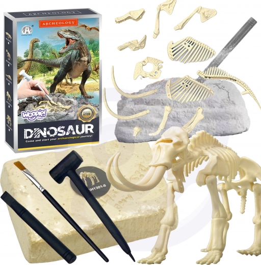 Woopie kreatívna hračka kostra dinosaura archeologické vykopávky