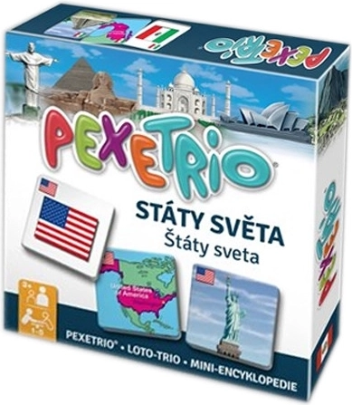 Pexetrio – štáty sveta (didaktická stolová hra)