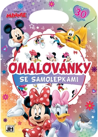Omaľovánky so samolepkami Minnie