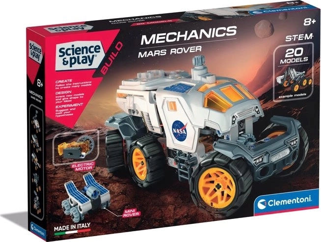 Stavebnica Mars vozidlo s mechanickým laboratóriom CLEMENTONI Science&Play