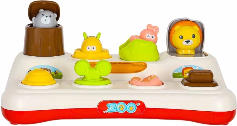 Pop-up zvieratká na učenie príčiny a následku