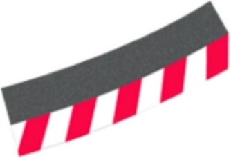 Vonkajšie krajnice pre klopenú zákrutu 4/15° pre autodráhy CARRERA EVOLUTION, DIGITAL 132 a DIGITAL 124